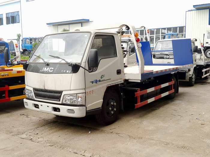 江鈴順達藍牌一拖二清障車