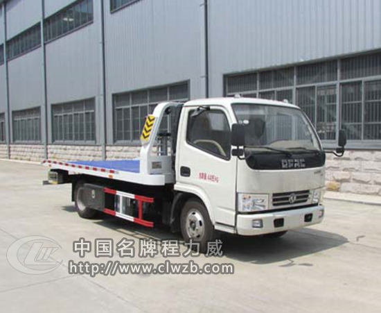 東風多利卡藍牌一拖二清障車