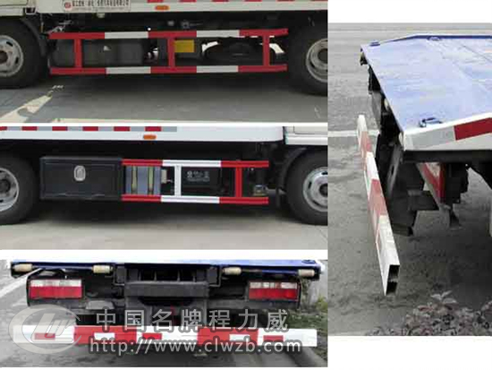 東風多利卡藍牌一拖二清障車 東風多利卡藍牌一拖二清障車