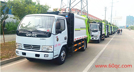 6方東風D6多利卡壓縮式垃圾車
